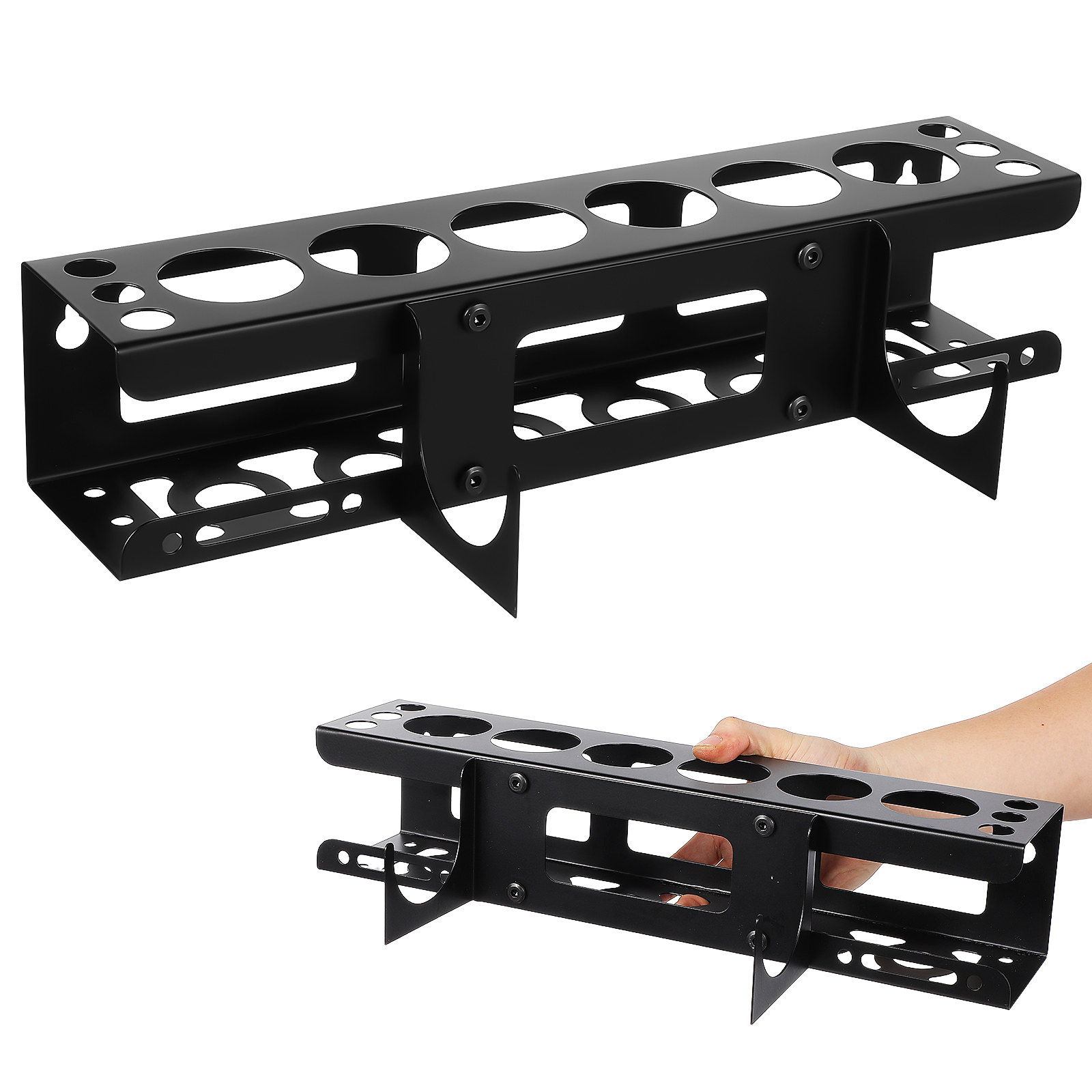 Workshop Tools Organizer - ชั้นวางเก็บอุปกรณ์ติดผนังสำหรับจัดเก็บเครื่องมือหนัก เหมาะสำหรับโรงรถ ห้องทำงาน รถบริการ ประหยัดพื้นที่ ปรับระดับได้