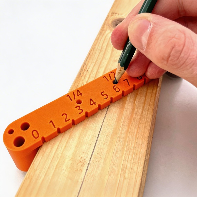 Dovetail Marking Guide - เครื่องมือหาตำแหน่งศูนย์กลางงานไม้ | เครื่องมือช่วยวาดเส้นและเจาะแบบแม่นยำสำหรับการวัดและทำเครื่องหมายในการแปรรูปไม้