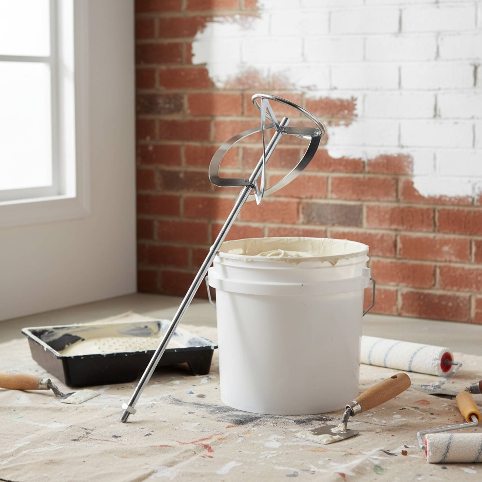 Workshop Tools Types - ใบพัดเครื่องผสมปูนซีเมนต์ อุปกรณ์เสริมเครื่องมือไฟฟ้าสำหรับเครื่องผสมปูนซีเมนต์ ทนทาน ใช้งานง่าย ประหยัดแรง ใช้งานได้ในโรงงาน