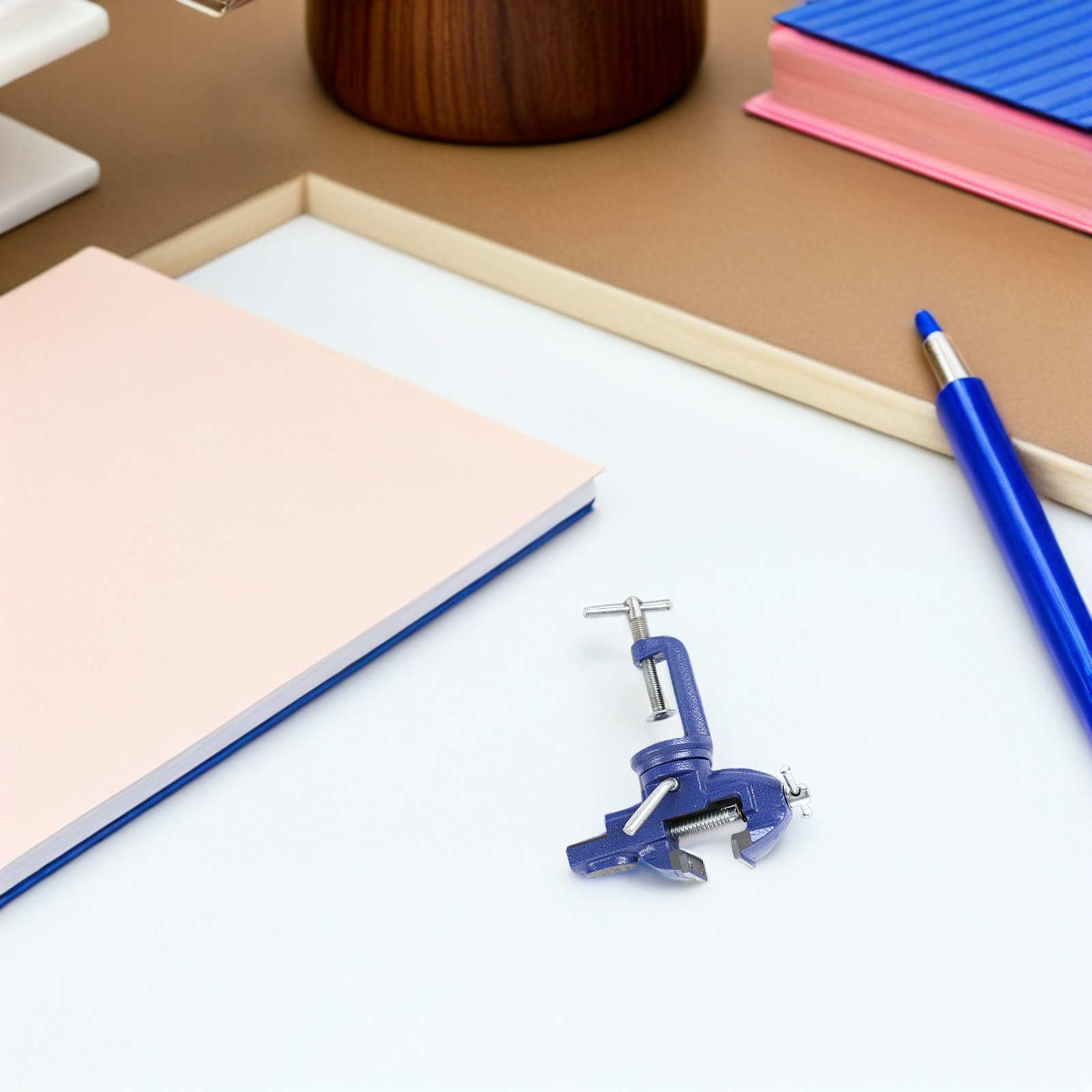 Bench Vise Swivel - แท่นจับชิ้นงานแบบหมุนขนาด 60 มม. พร้อมตัวล็อคหมุนได้ 360 องศา