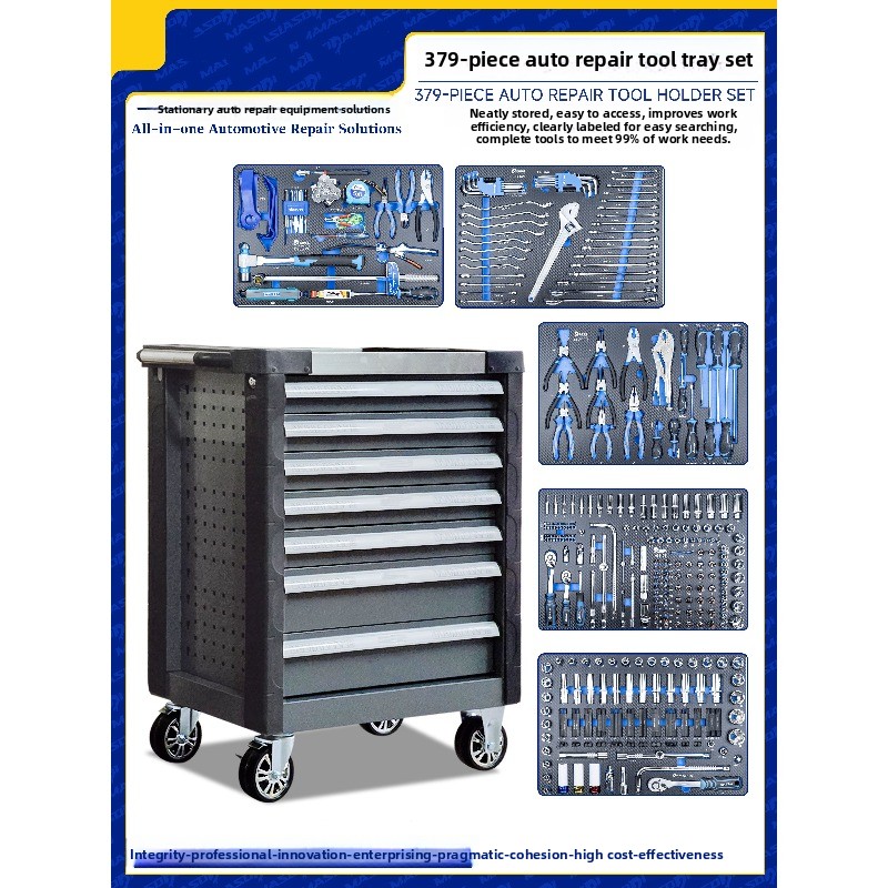 ชุดเครื่องมือซ่อมรถยนต์ 379 ชิ - Workshop Tools Types บทวิจารณ์และราคา