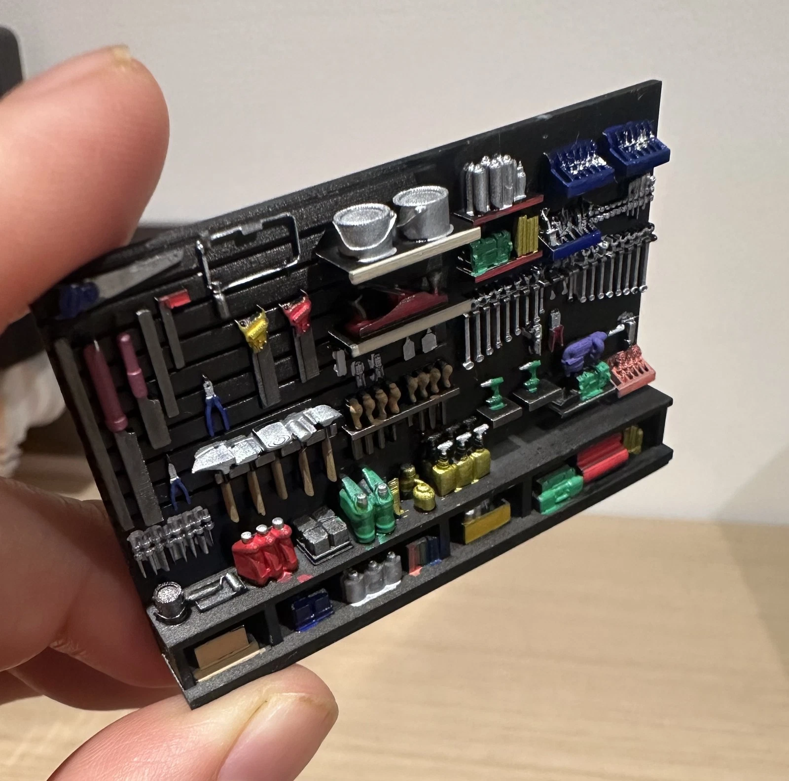 โมเดลโต๊ะทำงานไดโอรามาขนาด 1/6 - Workshop Tools Toy บทวิจารณ์และราคา