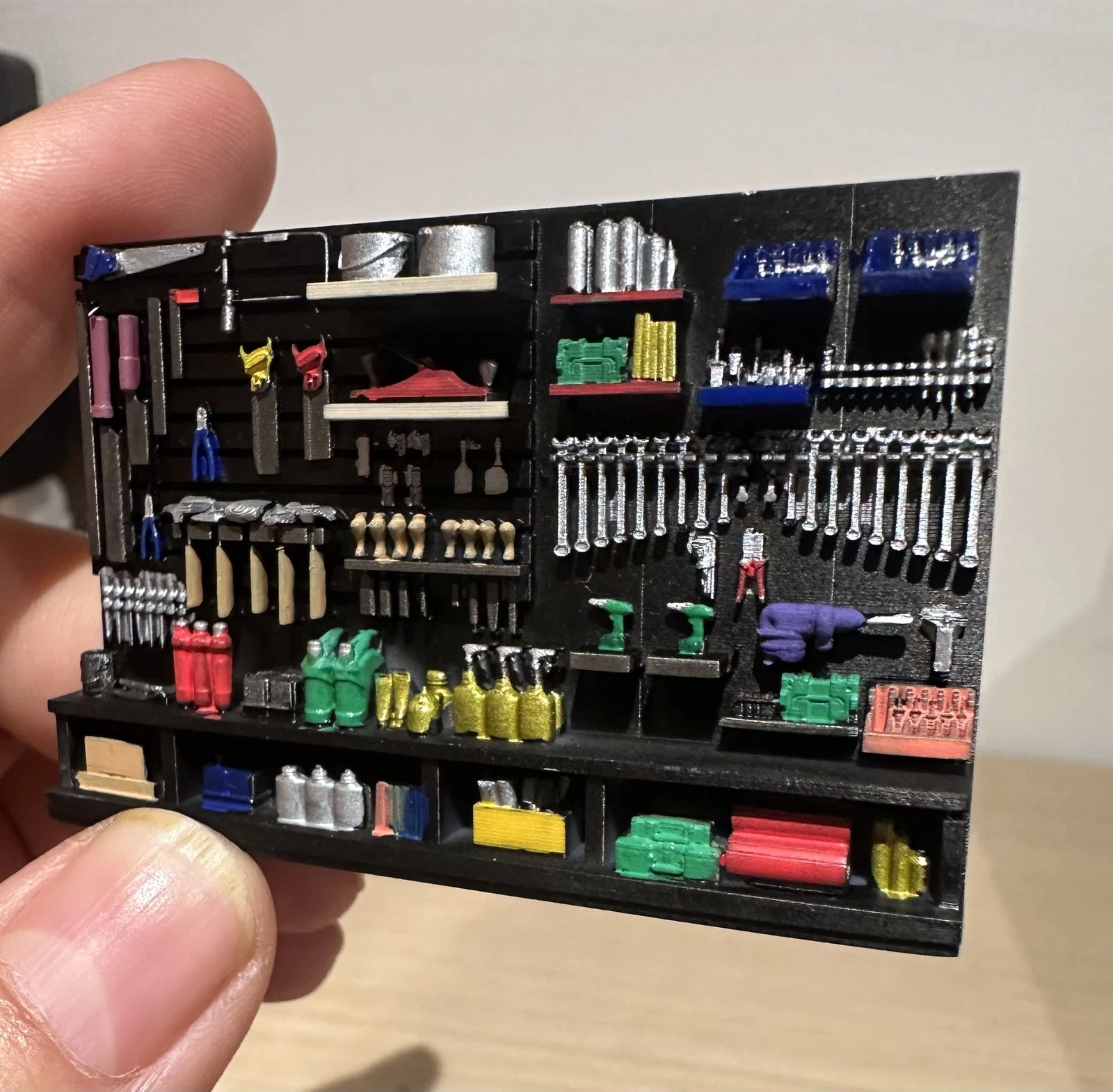 โมเดลโต๊ะทำงานไดโอรามาขนาด 1/6 - Workshop Tools Toy บทวิจารณ์และราคา