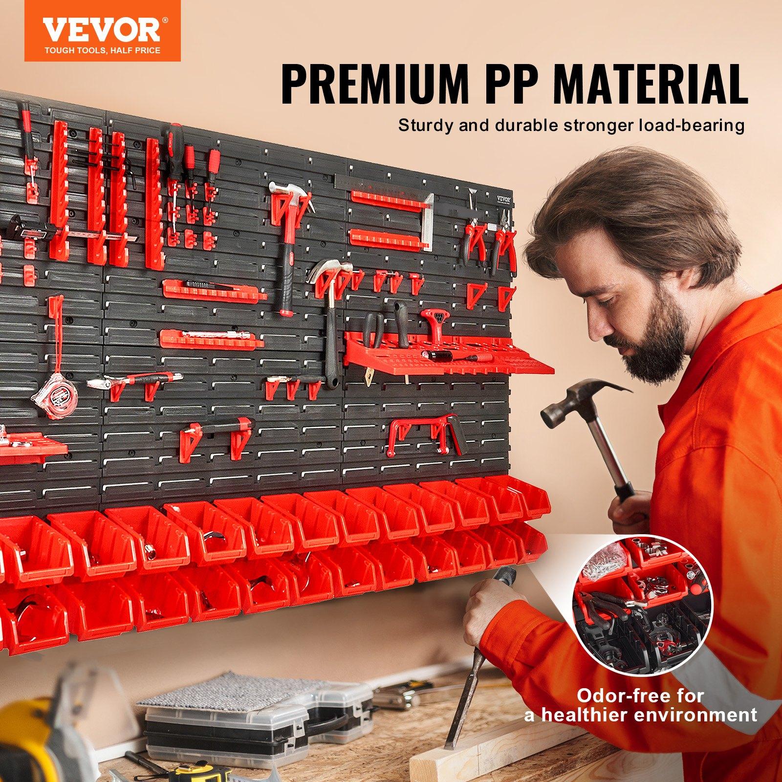 ชั้นวางของติดผนังแบบ 30 ช่องสำ - Workshop Tools Organizer บทวิจารณ์และราคา