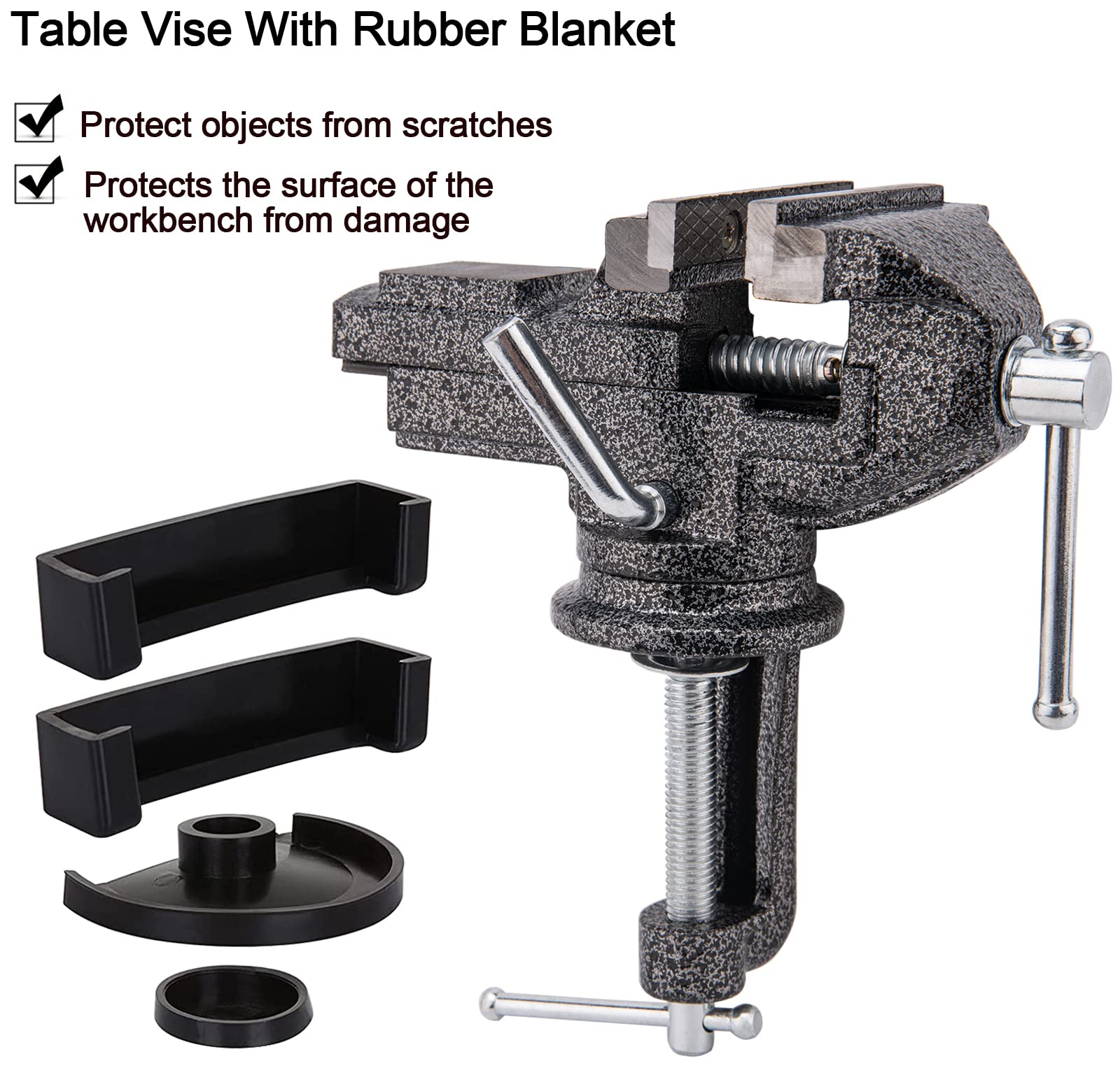 ตัวจับโต๊ะอเนกประสงค์แบบหนัก ต - Bench Vise Swivel บทวิจารณ์และราคา