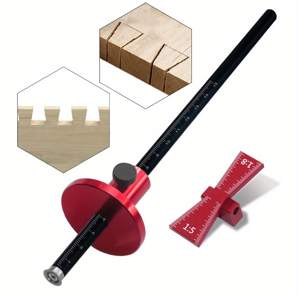 แบริ่งเครื่องตัดล้อสําหรับไม้น - Dovetail Marking Guide บทวิจารณ์และราคา