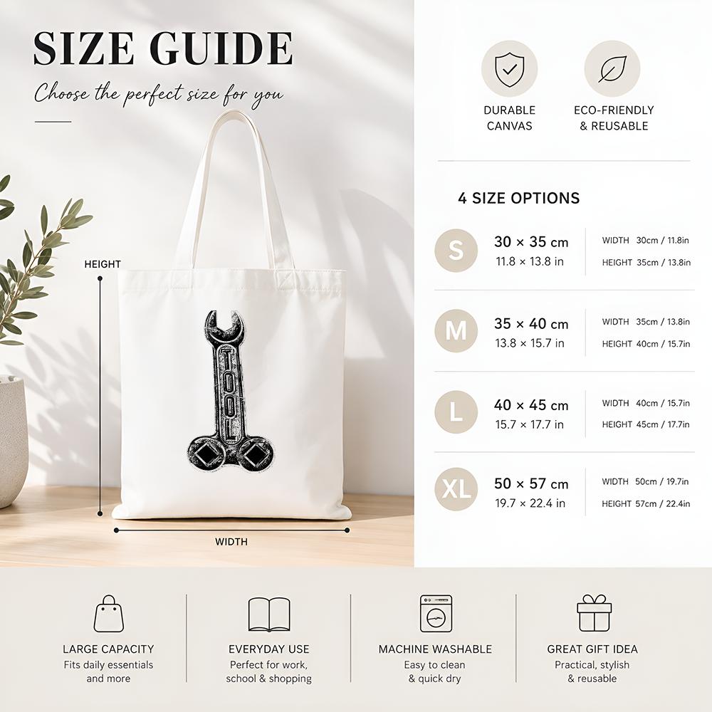 กระเป๋าผ้าแคนวาสสำหรับเก็บของ  - Workshop Tools Types บทวิจารณ์และราคา