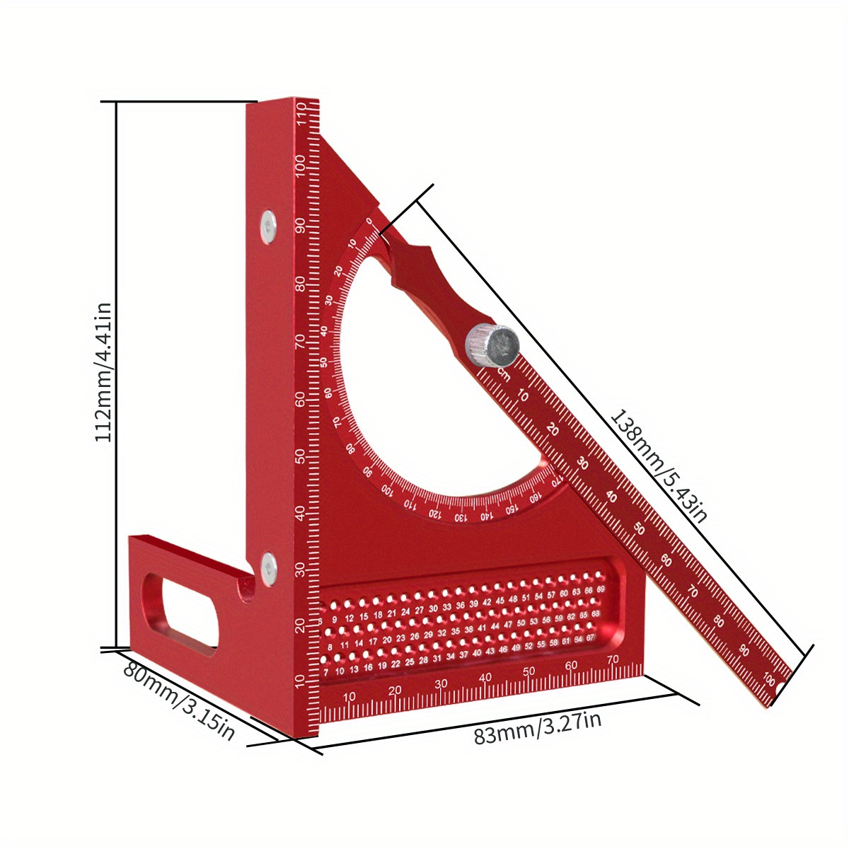 3D ปรับช่างไม้ไม้โปรแทรกเตอร์ส - Dovetail Marking Guide บทวิจารณ์และราคา