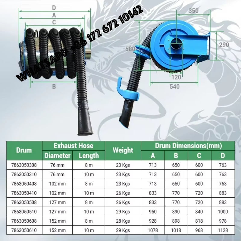 ระบบม้วนเก็บสายดูดไอเสียแบบสปร - Best Tools For Workshop บทวิจารณ์และราคา