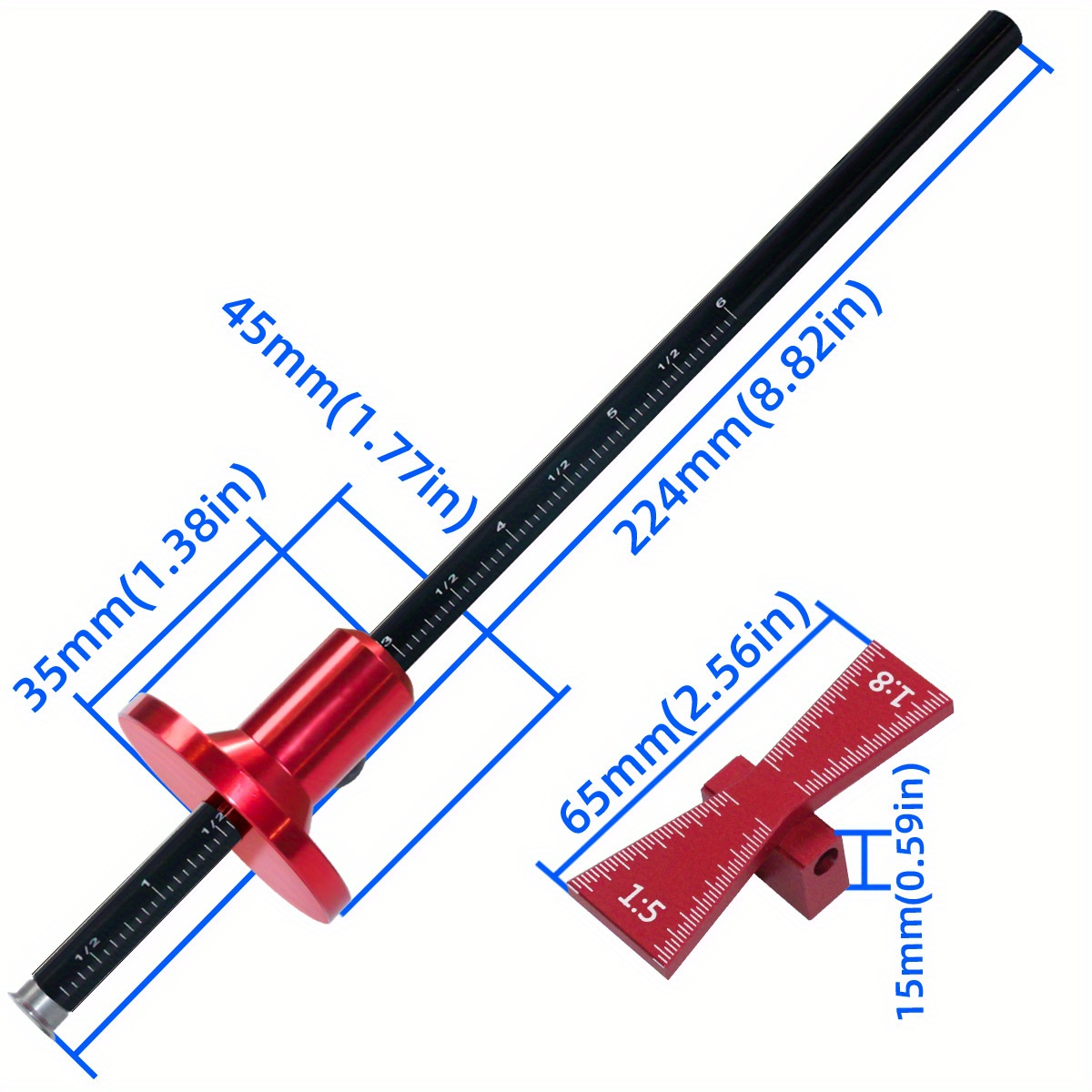 ล้อเครื่องหมายGauge Dovetail J - Dovetail Marking Guide บทวิจารณ์และราคา